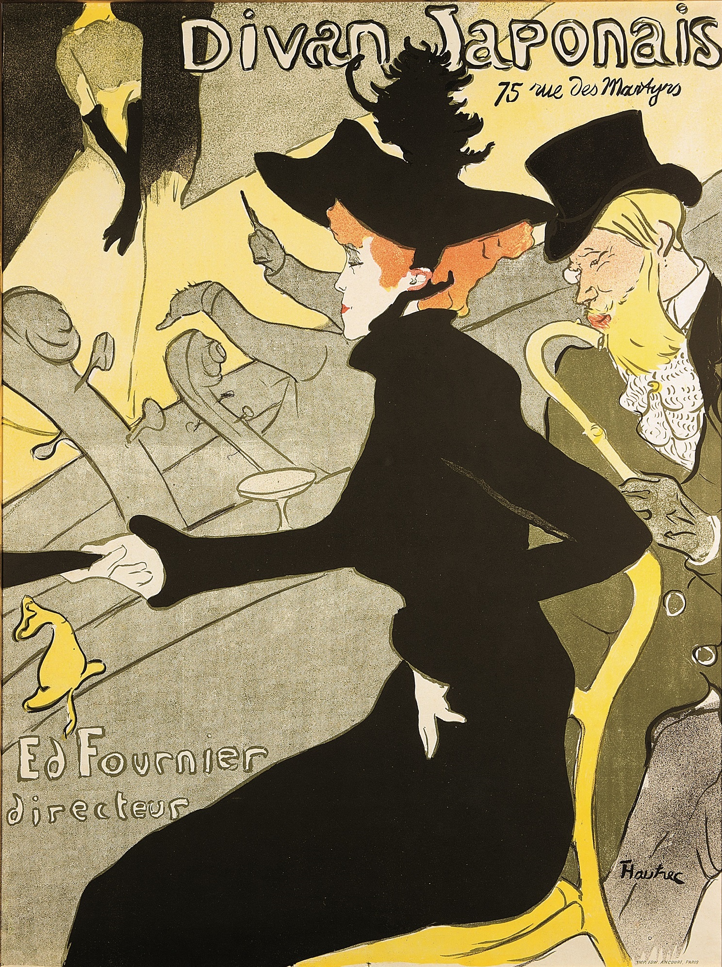 絵画 HENRI DE TOULOUSE-LAUTREC Henri de Toulouse-Lautrec | Mademoiselle Nys | The