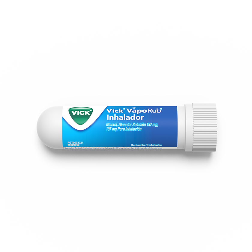 Vick - Pack Vaporub Inhalador, para Resfriado, con Aroma a Mentol