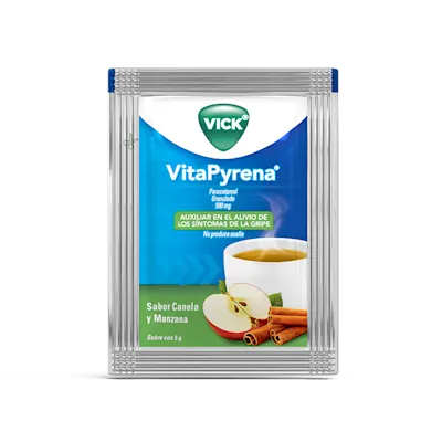 Vitapyrena® antigripal. - Sobre - Canela y manzana