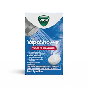 VAPOSHOWER vapores relajantes packshot lado frontal