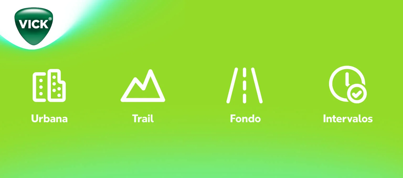 Urbana, Trail, Fondo, Intervalos iconos