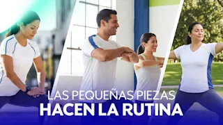 Las pequeñas piezas hacen la rutina