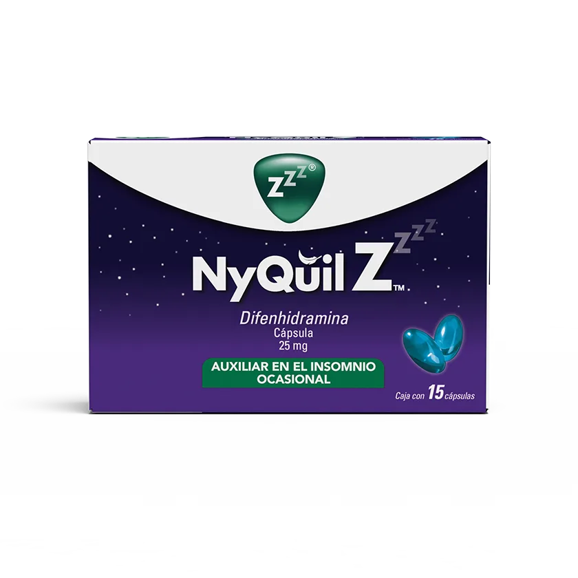 NyQuil-Z Ayuda a dormir sin generar dependencia - 15 cápsulas
