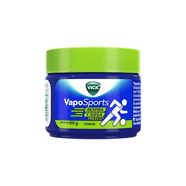 VapoSports Respira y Juega fresco - 50g packshot lado frontal