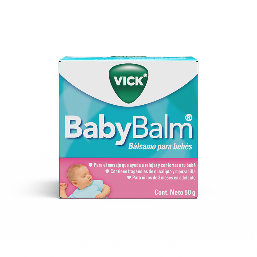 Vick BabyBalm Bálsamo Relajante Para Bebés Frasco x 50 gr