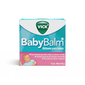 BABYBALM® para el masaje que ayuda a relajar y confortar a tu bebé. - 50g packshot lado frontal