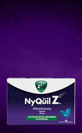 Vick NyQuil Z frasco para la noche