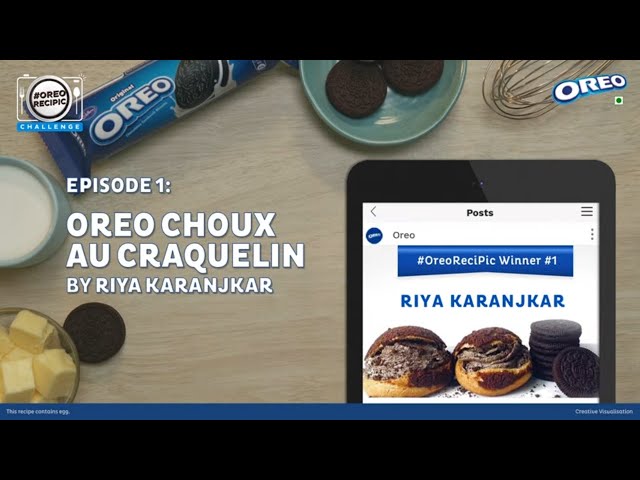 Riya Karanjkar's Oreo Choux au Craquelin Pooja Dhingra's recreation