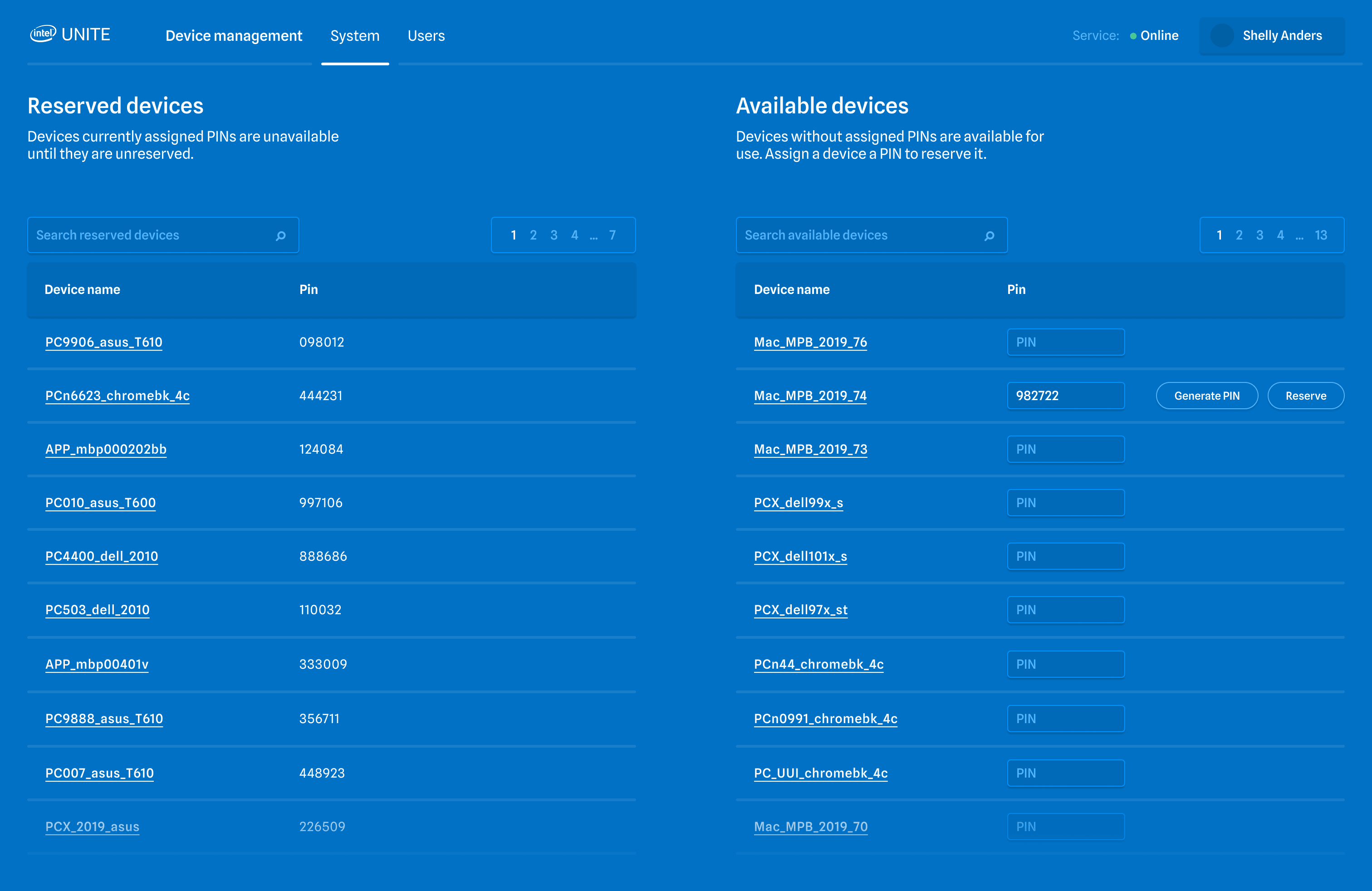 intel unite - reserve