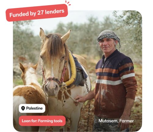 Mutasem, Kiva Borrower in Palestine