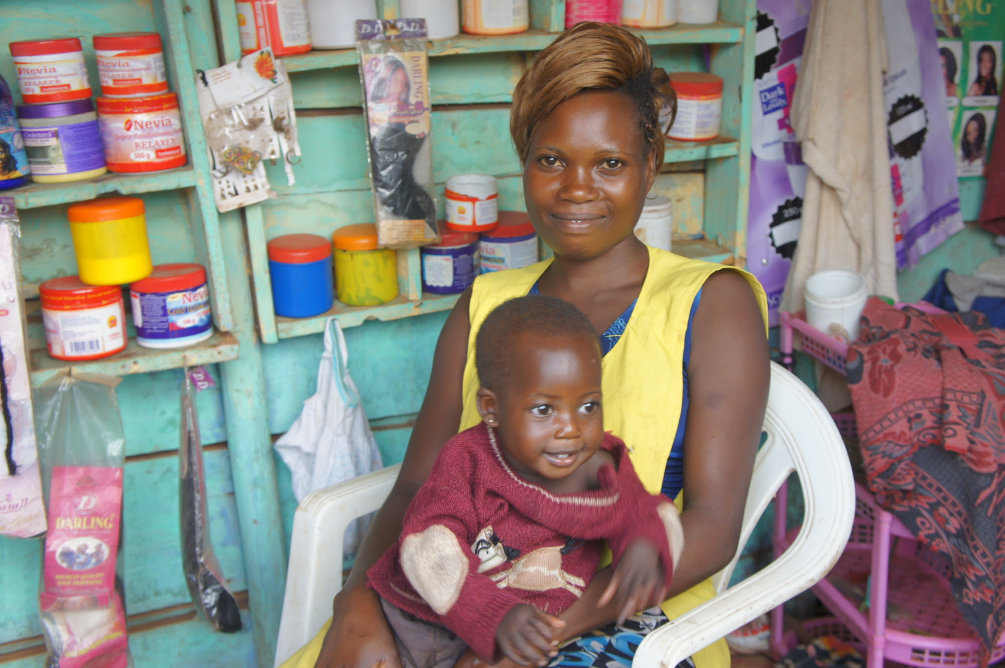 Sarah received a Kiva loan through Field Partner BRAC Uganda to fund her growing business.
