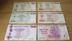The Various Forms of Currency of Zimbabwe