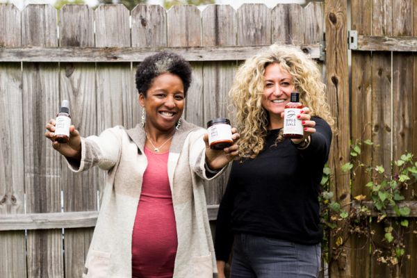 From stocking the shelves to producing the products: Leigh-Ann and Erin share their journey creating 2 Girls with Curls