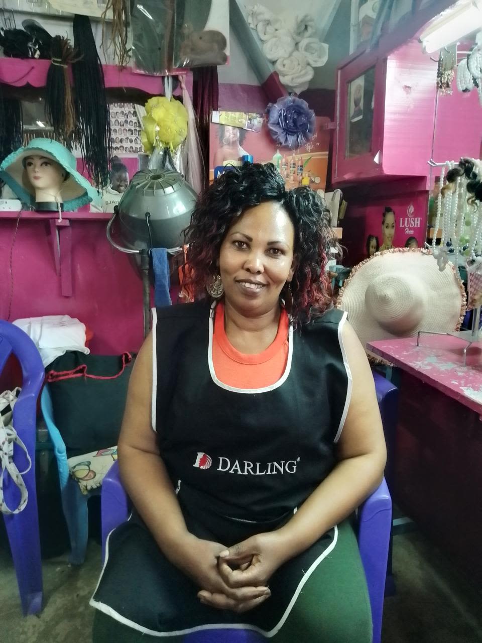 Anne, salon owner, Kenya