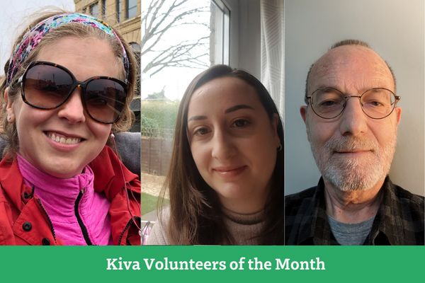 Kiva's volunteers of the month for Q1