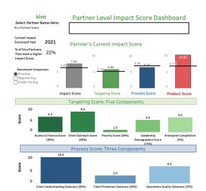 Example of Kiva Impact Benchmark Tool