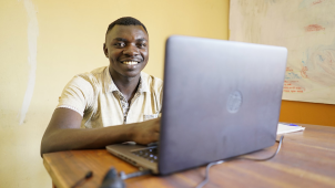 How a laptop changed Jean Pierre's life