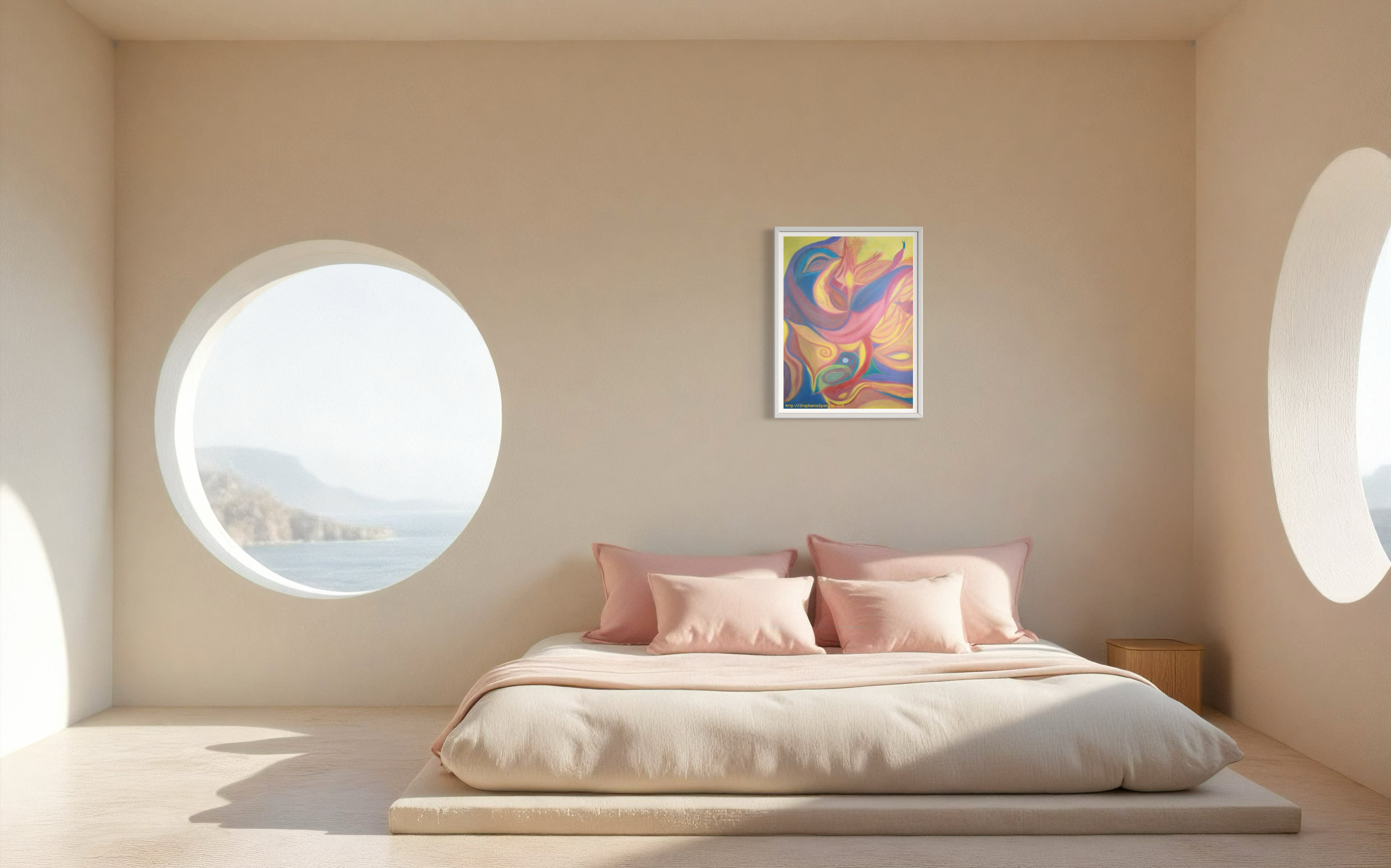 “Conception” – Original Chalk Pastel Drawing on Paper (18x24)