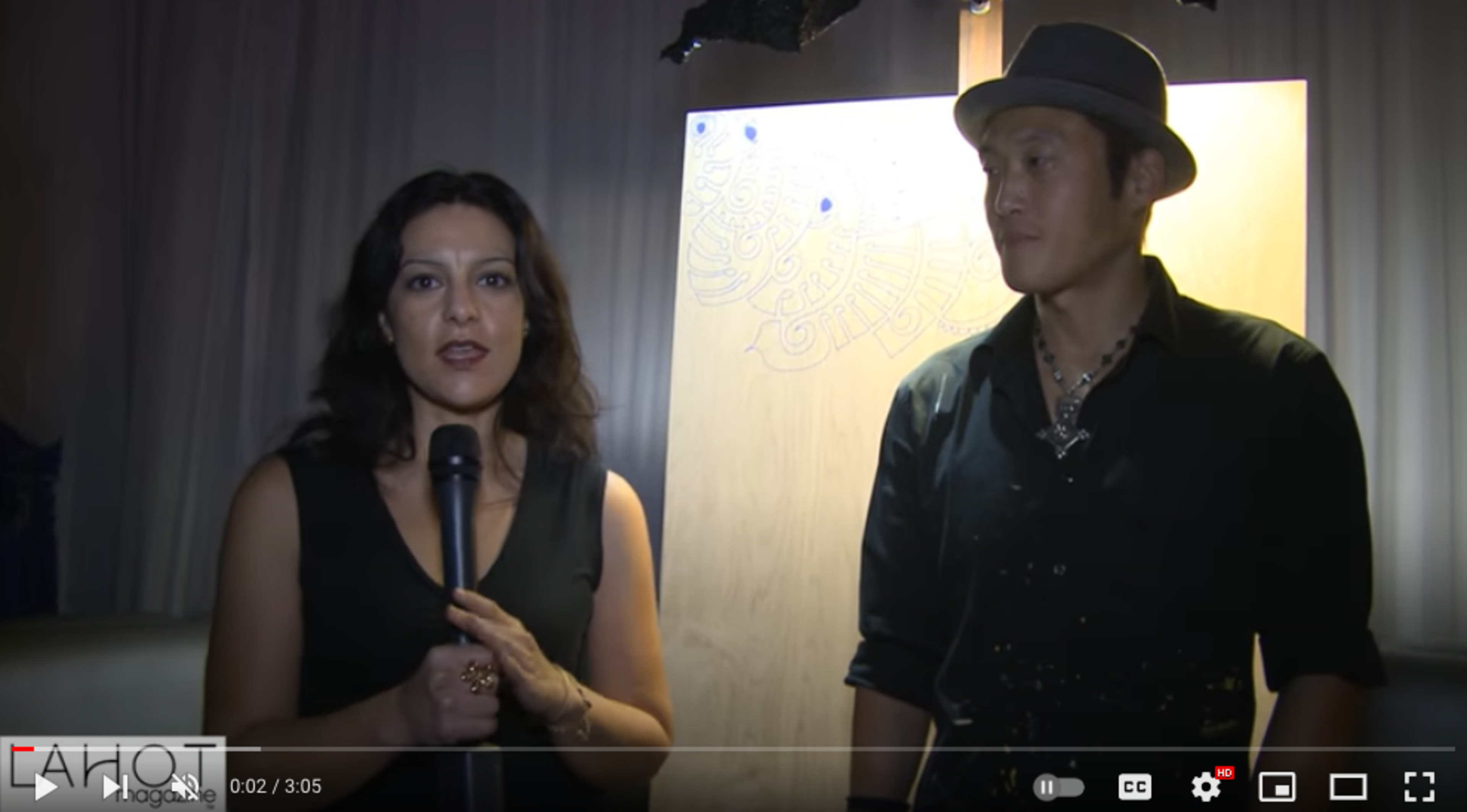 LA HOT Magazine Interviews live painter, John Park, at the SupperClub Los Angeles