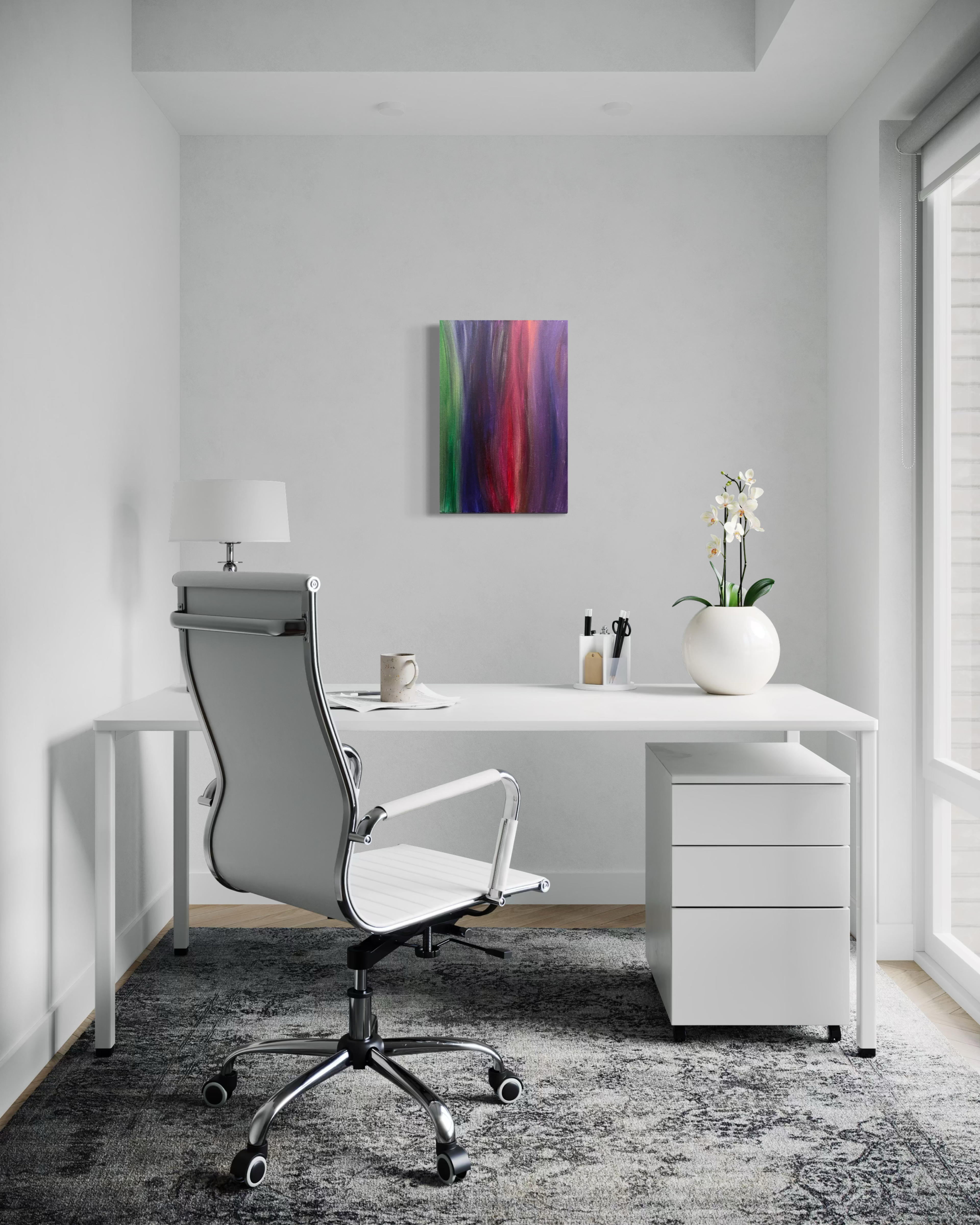 “Fuzzy Bright Future” – Original Acrylic Painting on Canvas (16x24)