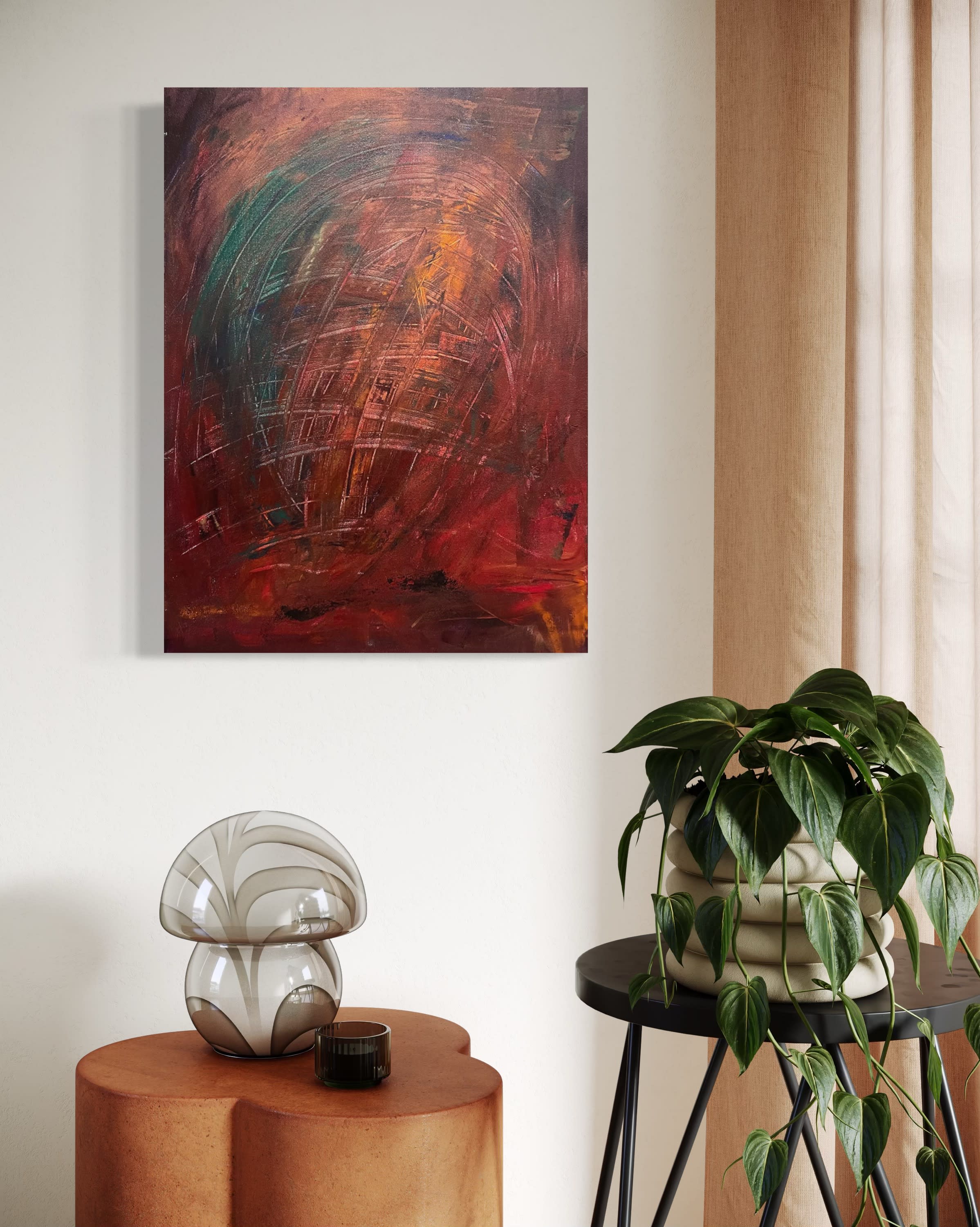 “Faceless” – Original Acrylic Painting on Canvas (24x30)