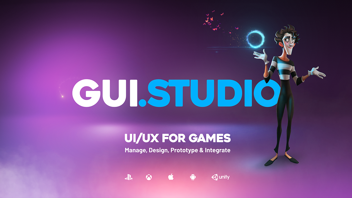 GUI.STUDIO - UX Magicians CEO Stealth Start up UI/UX for Games: Manage, Design, Prototype & Integrate