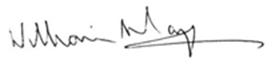 William Moyes signature