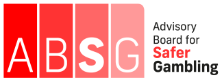 ABSG logo. The following content is on the right-hand side: 'Advisory Board for Safer Gambling'.