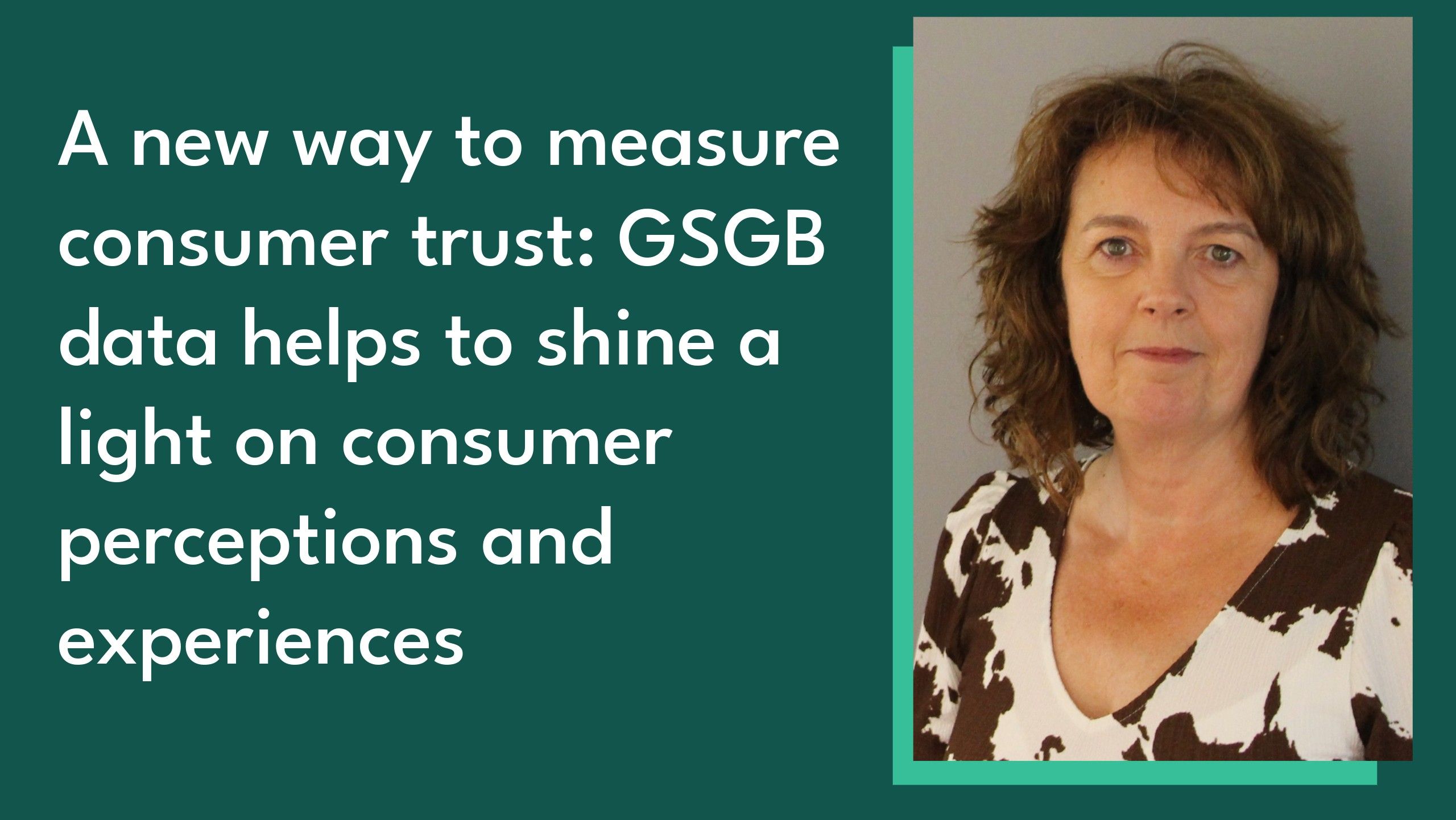 Photo of Commission Research and Impact Manager Debbie Swash alongside the blog title