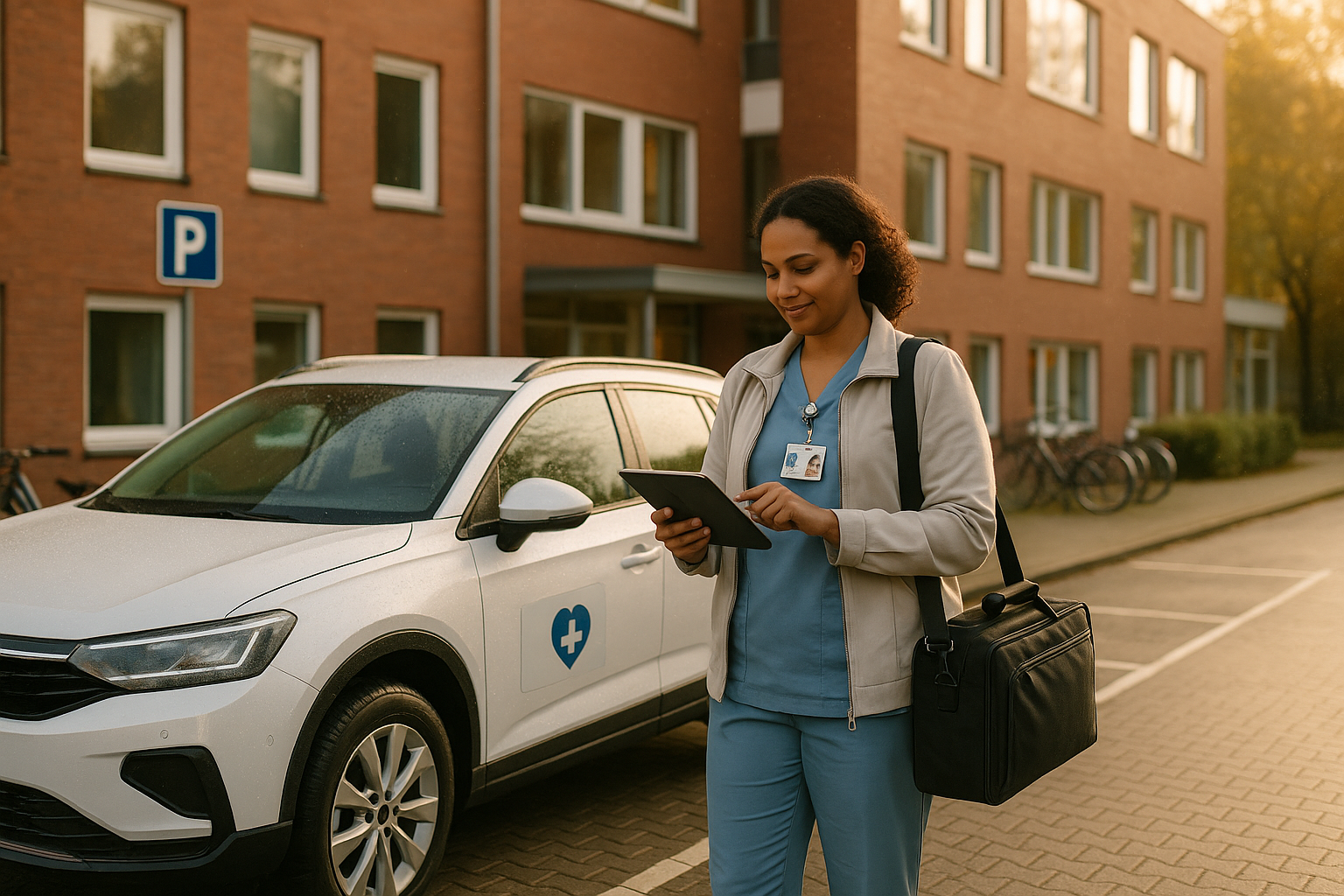 Werken in de zorg met auto van de zaak
