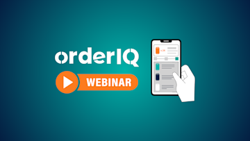 OrderIQ Webinar hero