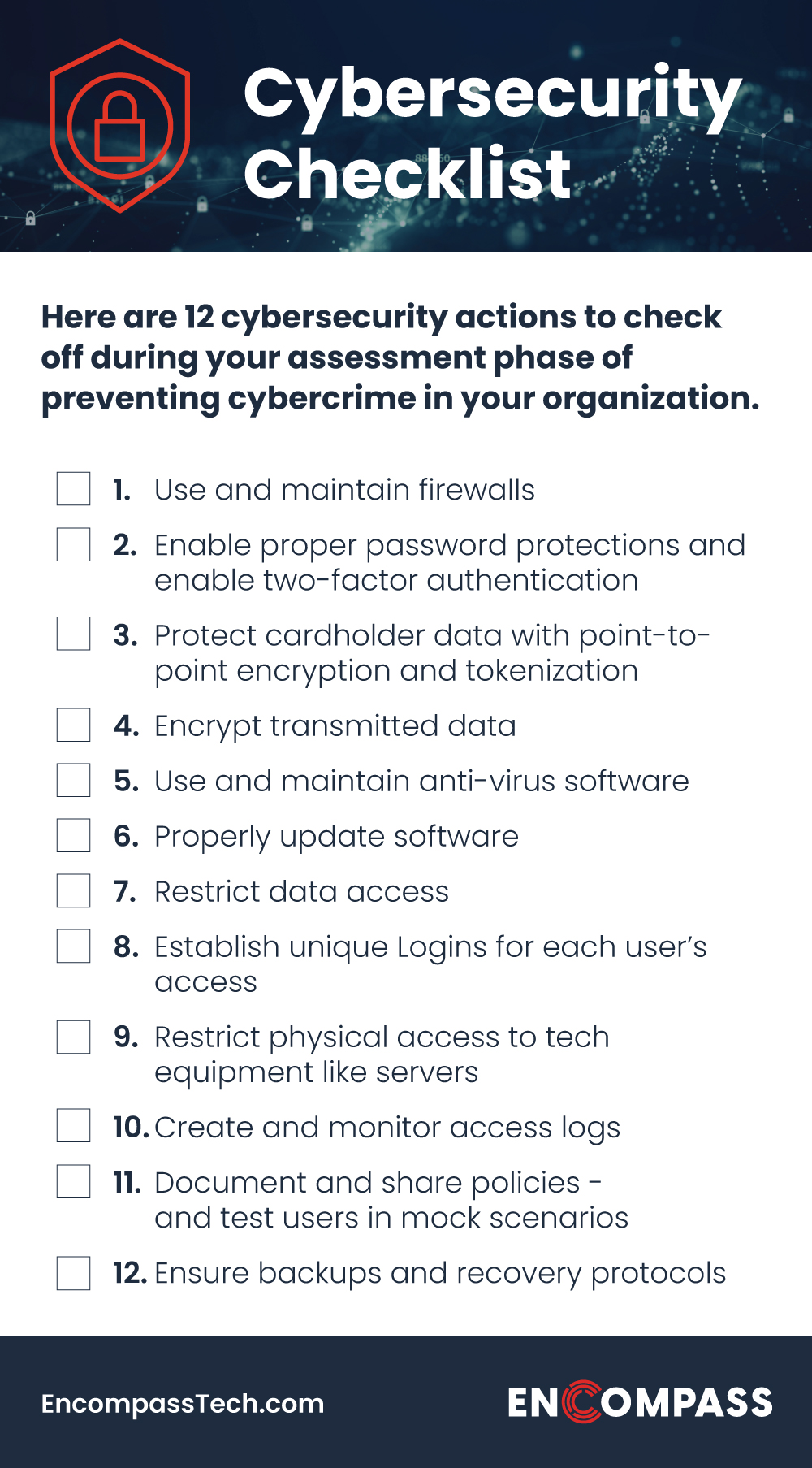 Cybersecurity Checklist