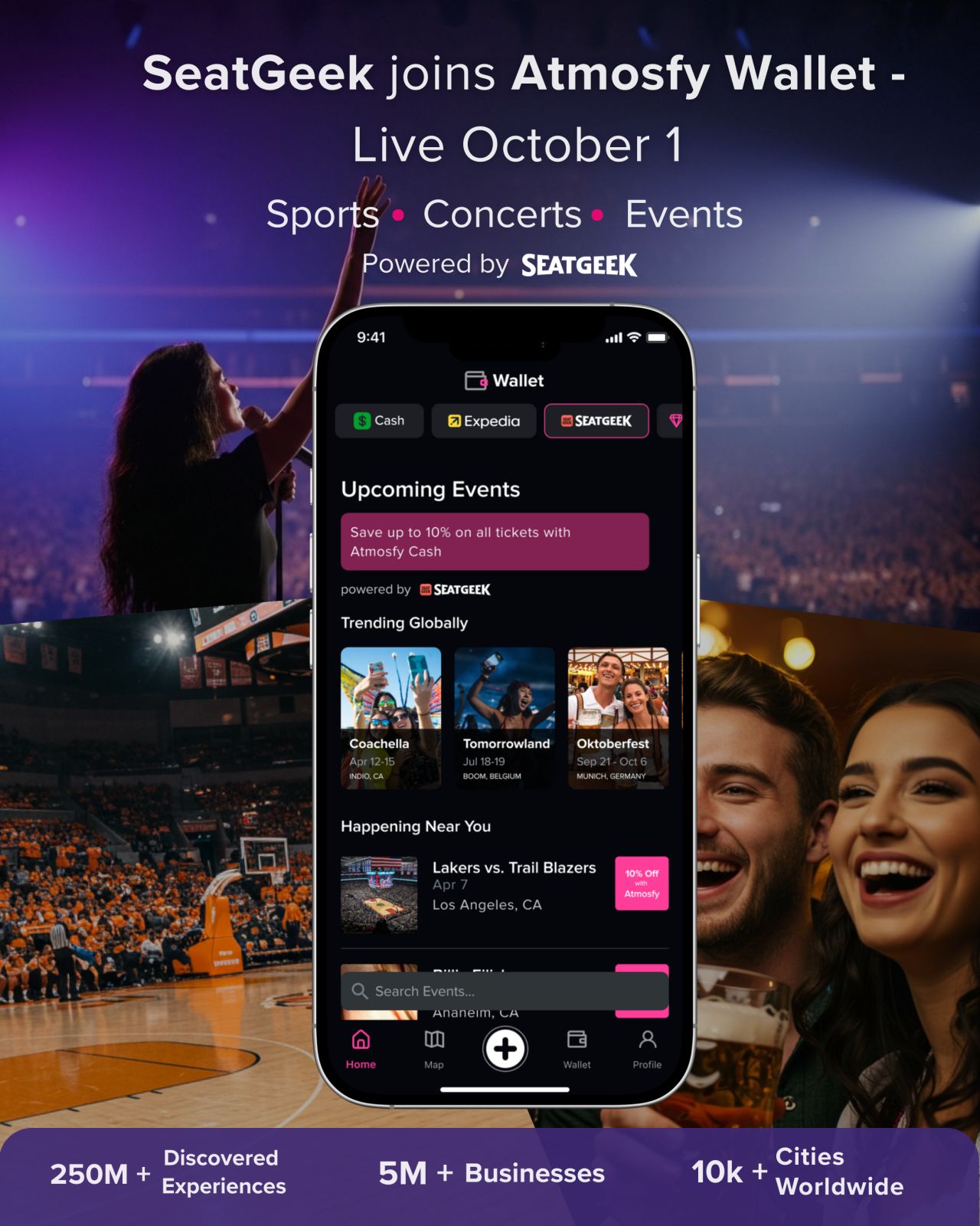 SeatGeek joins Atmosfy Wallet Announcement