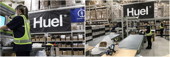 Huel packing factory