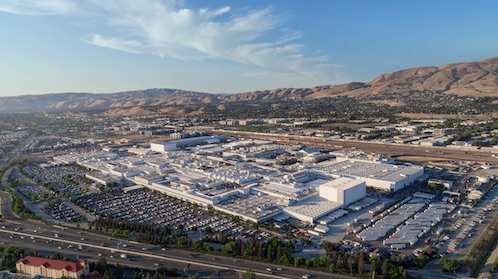 Tesla factory view