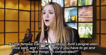 Avril Lavigne complicated gif