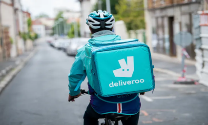 Deliveroo cyclist photo