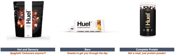 Huel products you can't drink