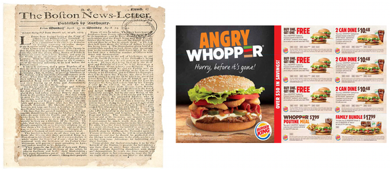 Burger King direct mail