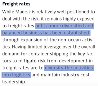 Freight rates article excerpt