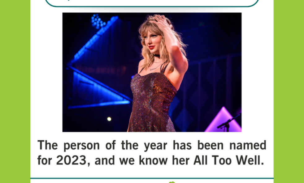 The person of the year has been named for 2023, and we know her All Too Well (1)