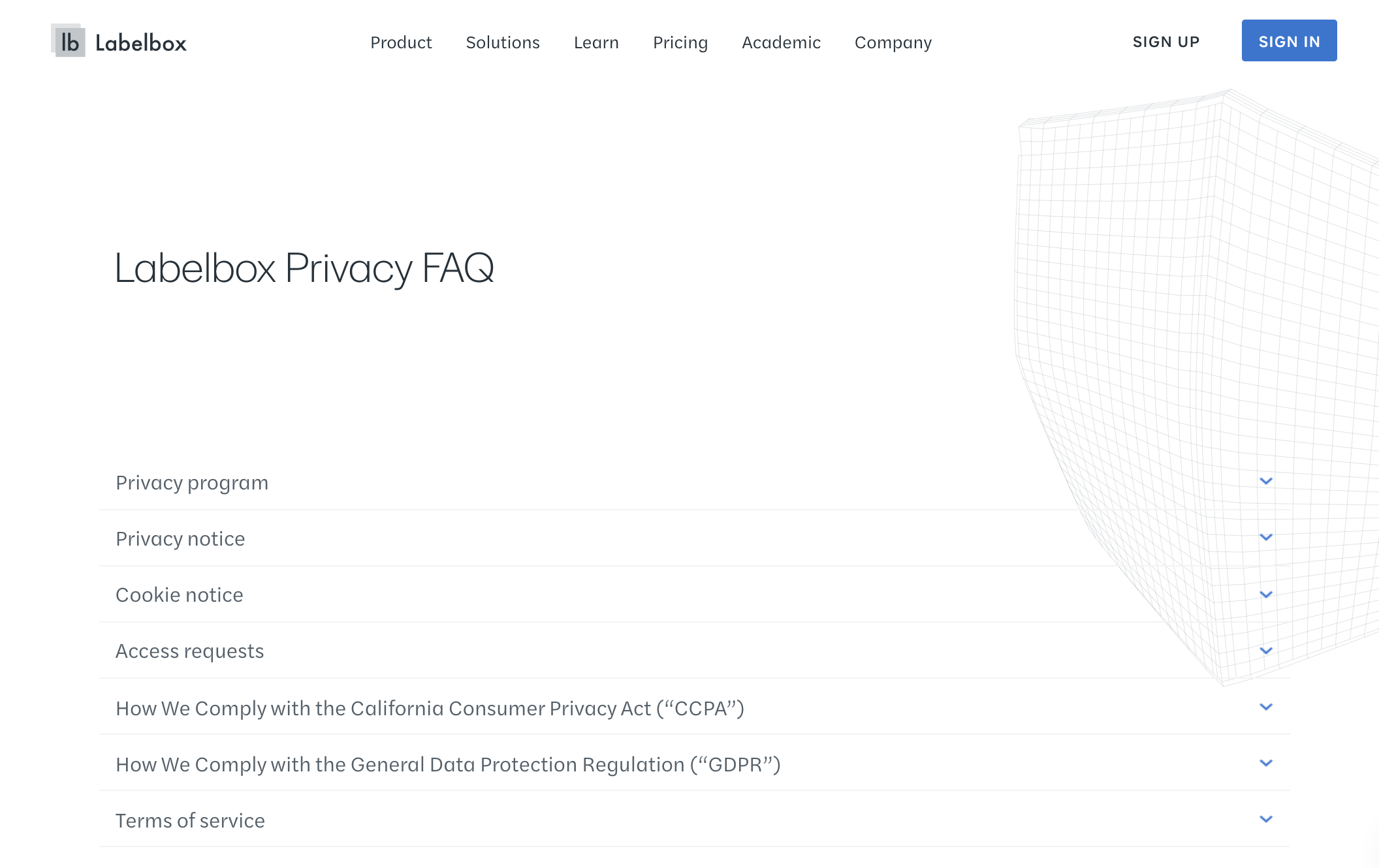 Labelbox: Privacy & Security FAQ