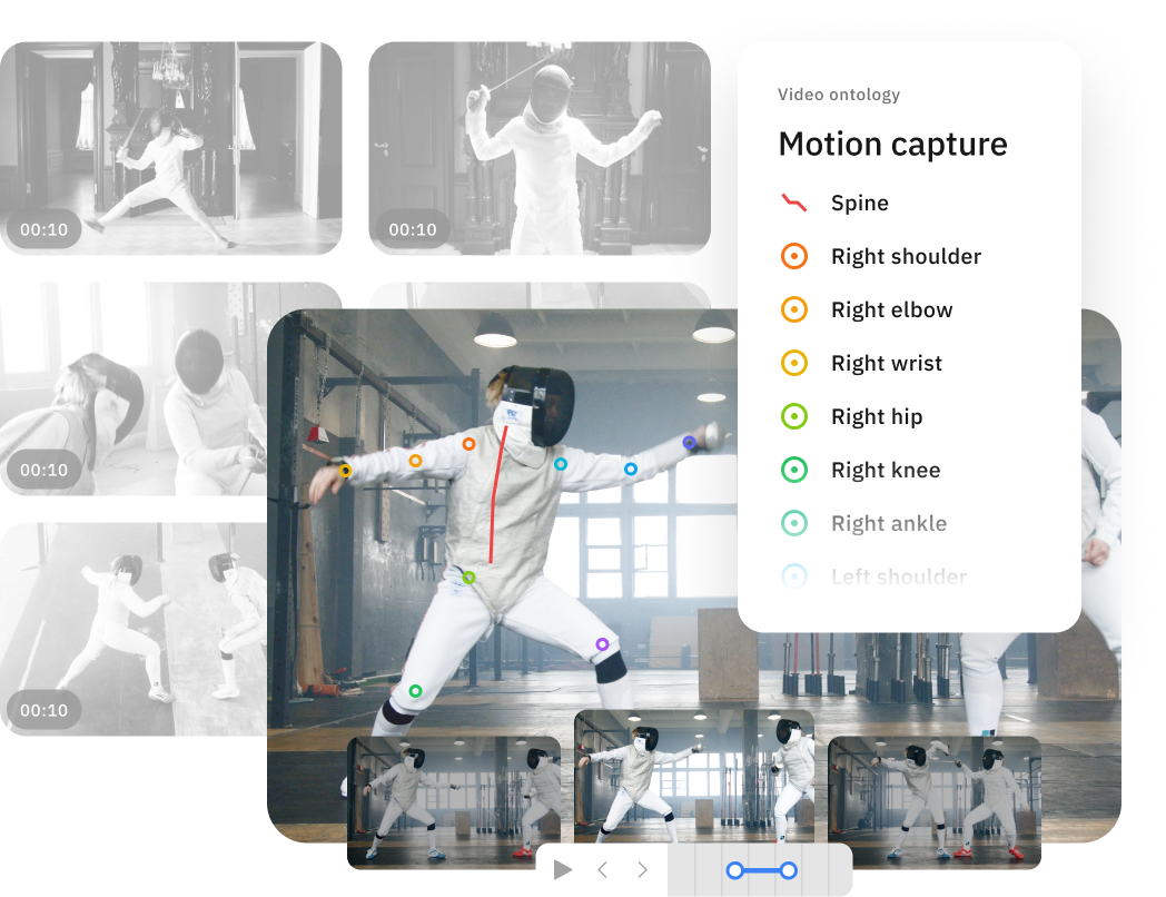 Enable quick and easy motion capture with video AI