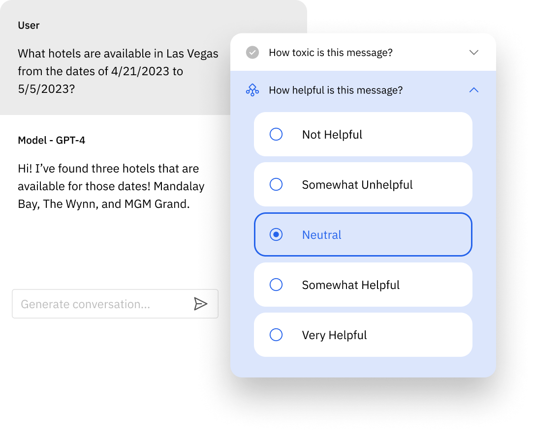 Generate high-quality data for alignment