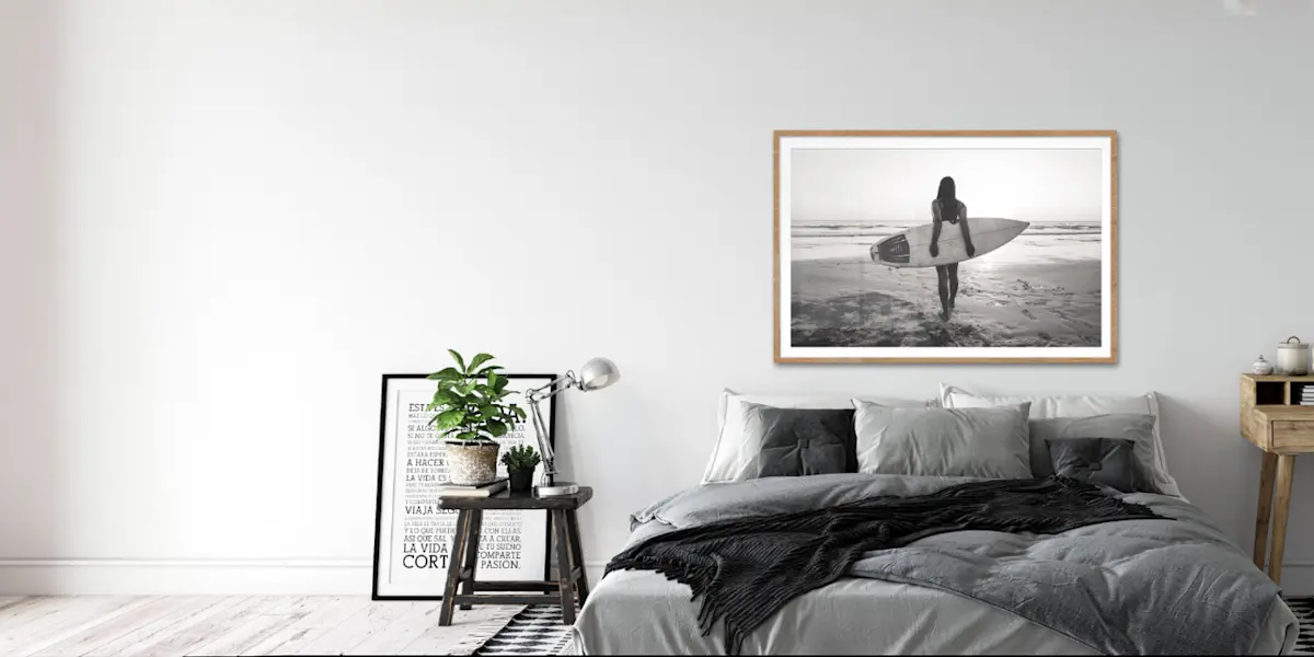 Mit Wandbildern - ab in die Ferne Mit unseren gerahmten Gallery-Prints
in herausragender Galeriequalität