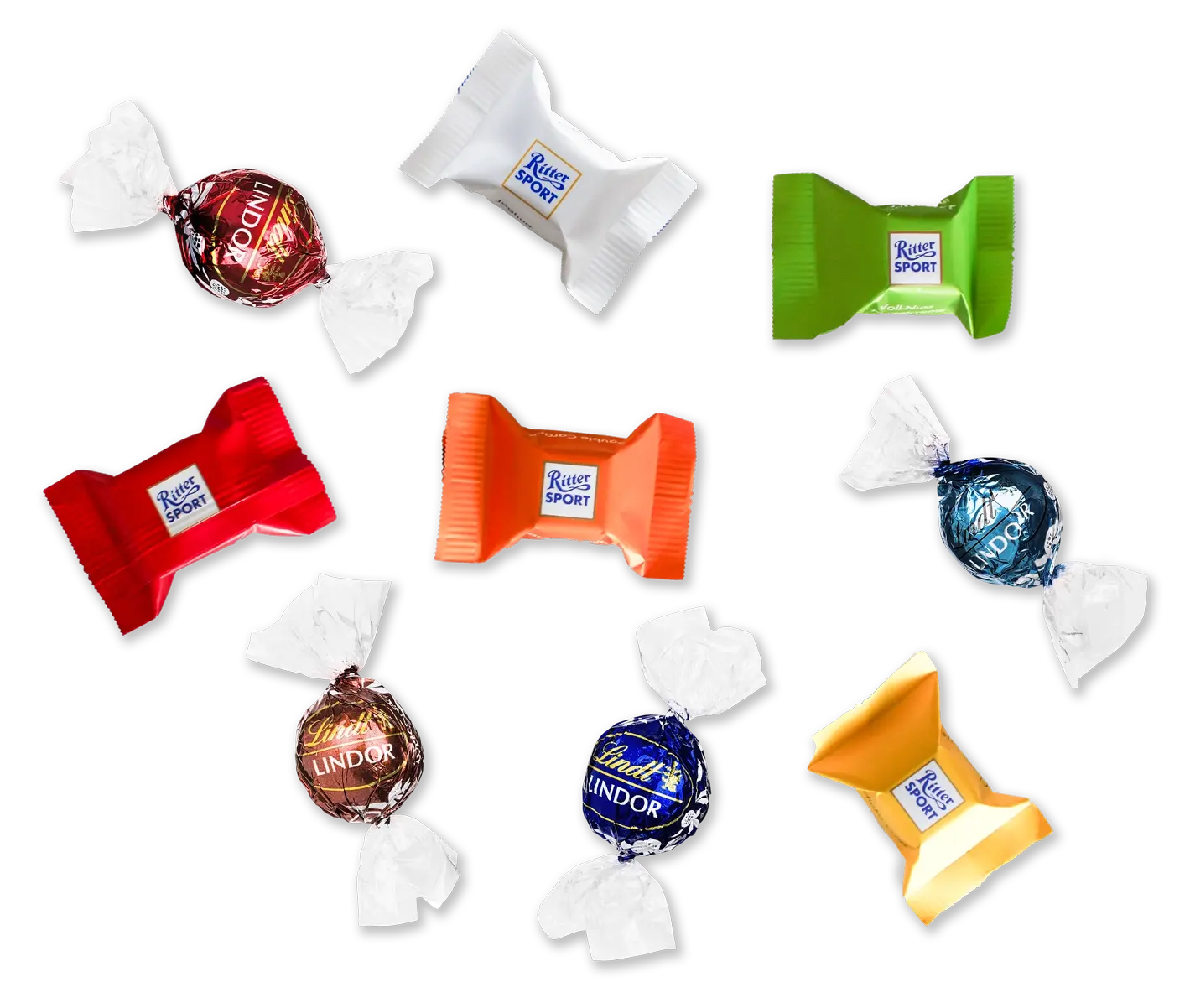 Adventkalender Schokoladensorten