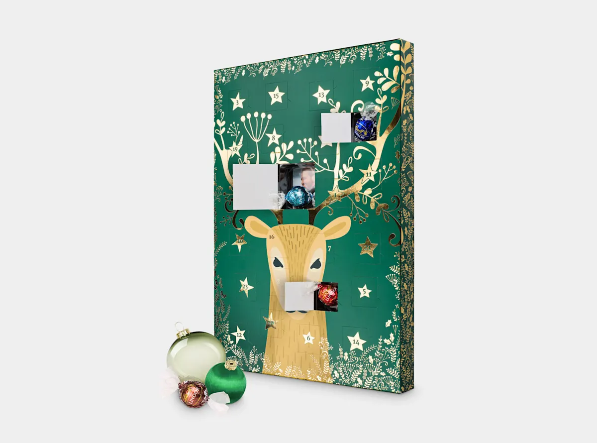 Design-Adventskalender mit Schokolade undefined