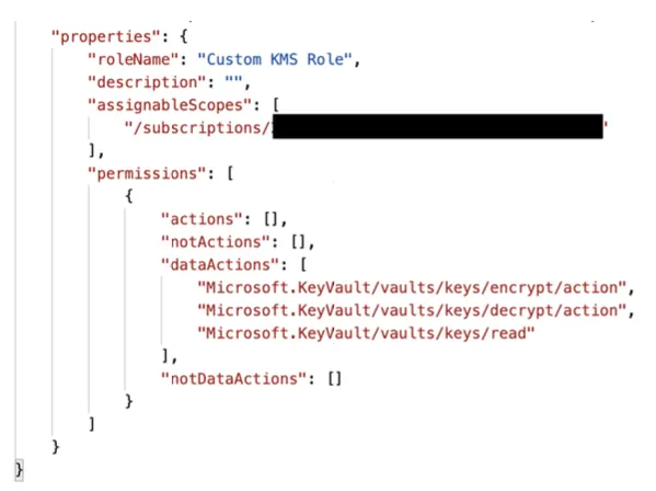OpenAI / Azure EKM Integration Instructions Custom Role