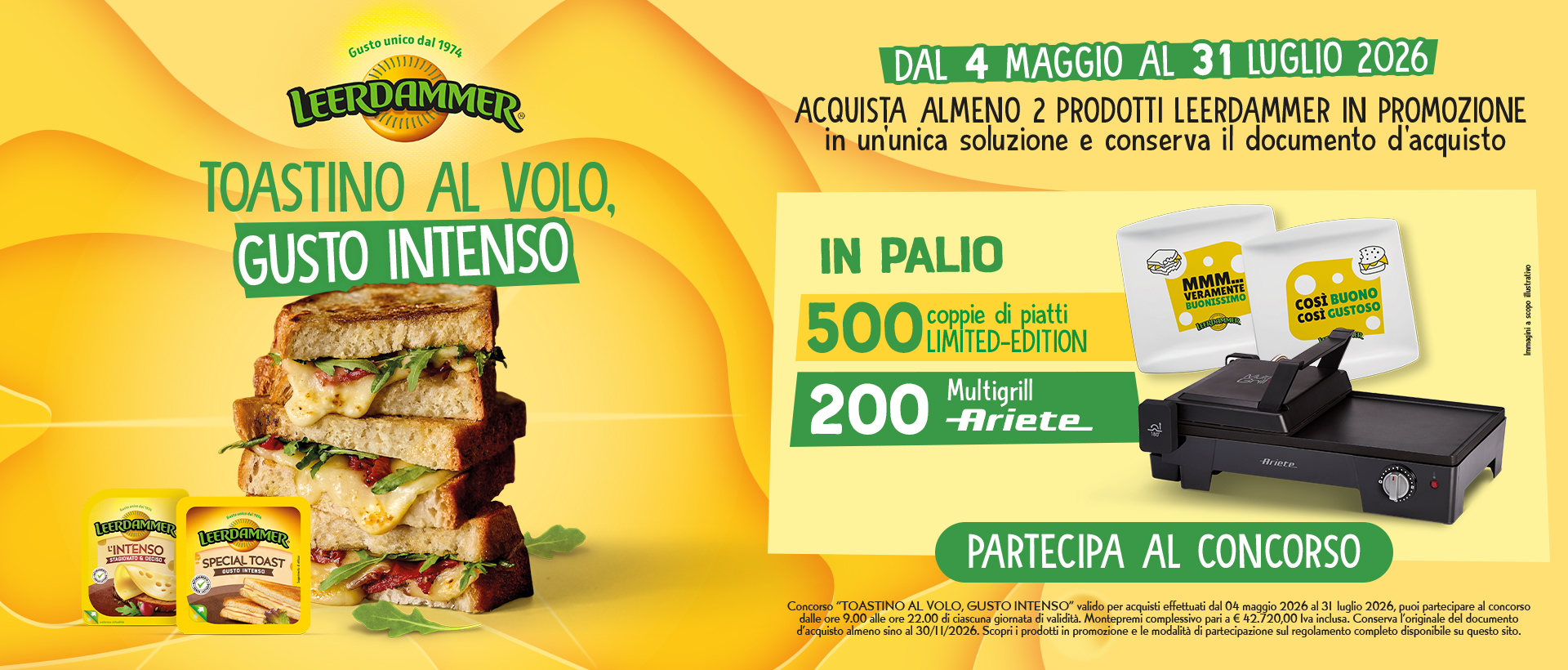 Toastino al volo Banner desktop