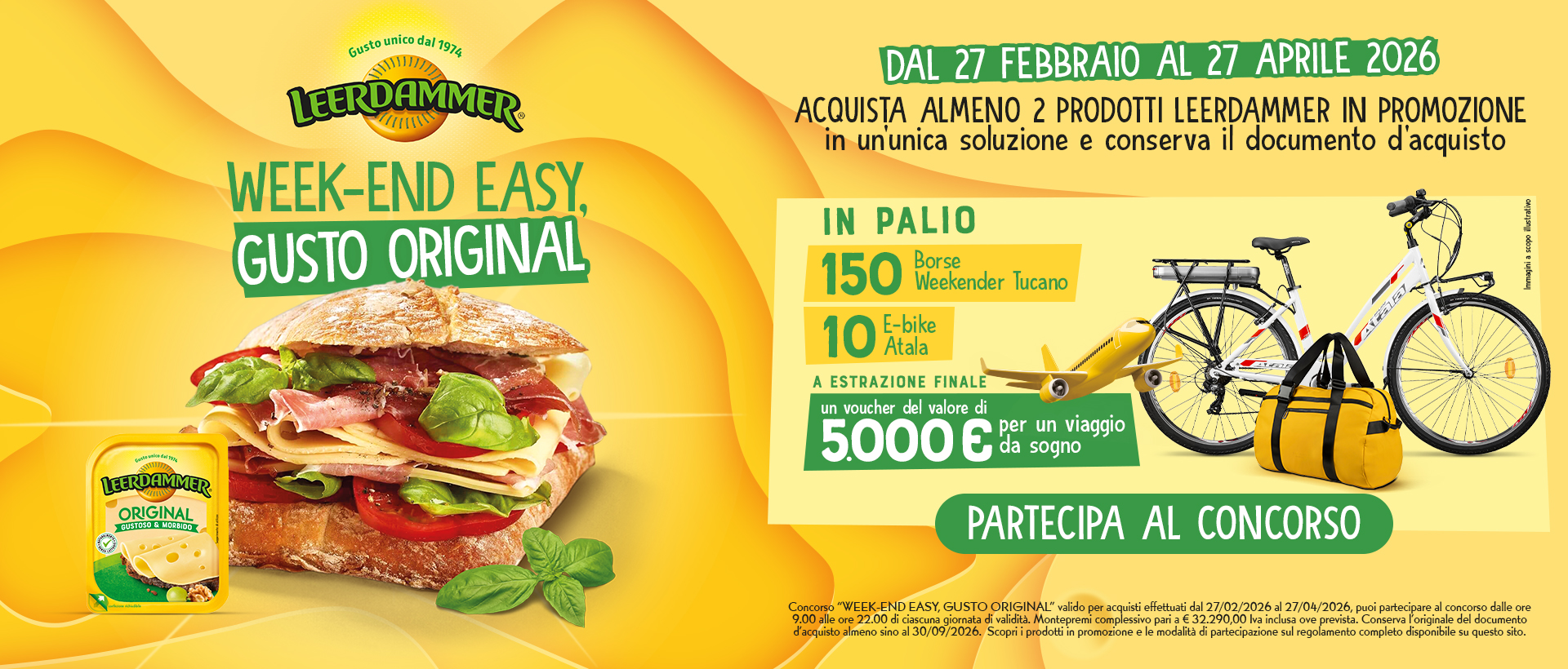Banner Desktop Concorso Q2 '26 Weekend Easy